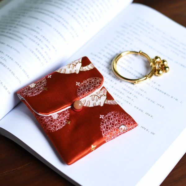 Hand-Embroidered Jewelry Pouch—A Touch of Serenity