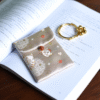 Hand-Embroidered Jewelry Pouch—A Touch of Serenity
